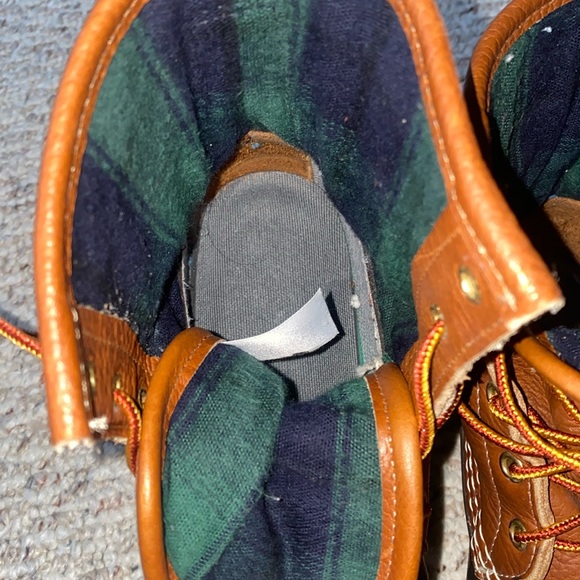 L.L. Bean Women's 8" Bean Boots, Tumbled-Leather Chamois-Lined Size 7 - Picture 11 of 15